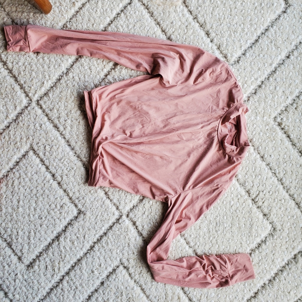 BuffBunny Long Sleeve Tee - Dusty Rose Pink